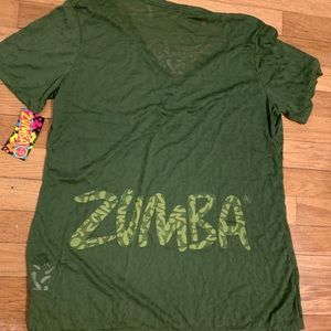 Zumba wear burnout top